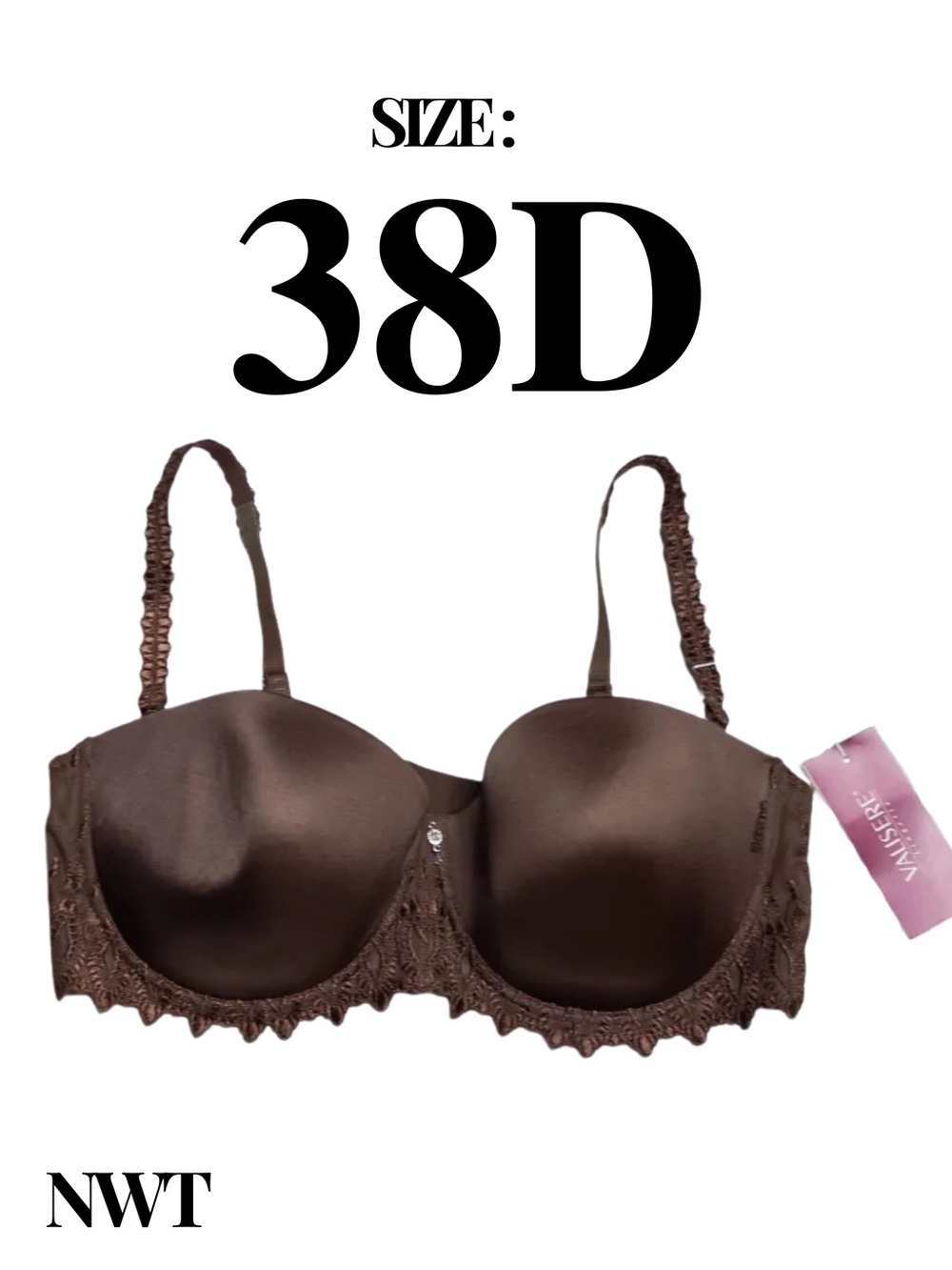 Valisere Lingerie Waist-free Smooth Underwire Bra NWT — Size 38D